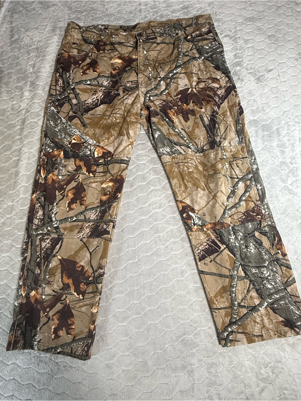 Wrangler Authentics Realtree Camo Double Knee Hunting Utility Pants 42x30